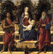 Sandro Botticelli, The Virgin and Child Enthroned